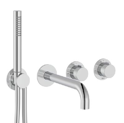 ROCA T-MULTI Вграден термостатичен смесител за душ с два изхода хром