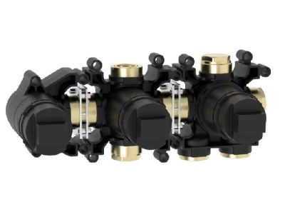 ROCA T-MULTI Вградено тяло за термостатичен смесител за душ с два изхода