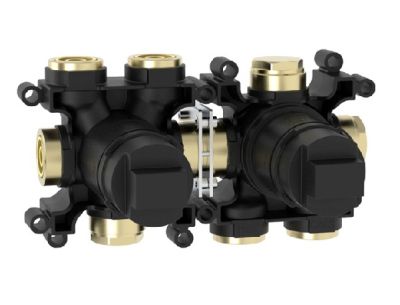 ROCA T-MULTI Вградено тяло за термостатичен смесител за душ с три изхода