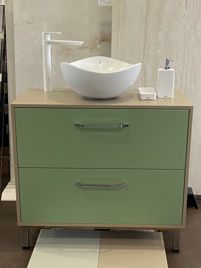 MALIA Mебел за баня с плот и чекмеджета