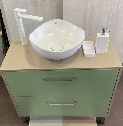 MALIA Mебел за баня с плот и чекмеджета