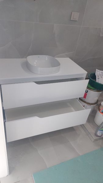 VEGAS  Mебел за баня с плот и чекмеджета