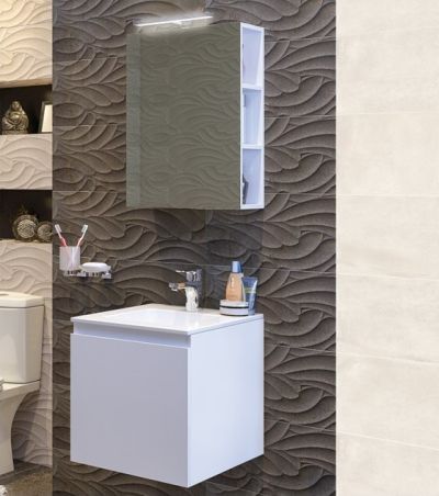 PVC Изи 45см Долен шкаф за баня 