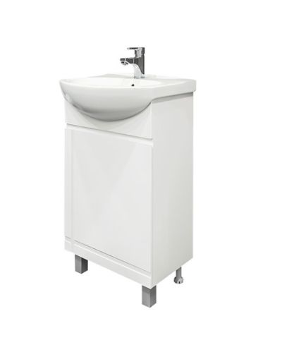 PVC Дентън Долен шкаф с умивалник 50см