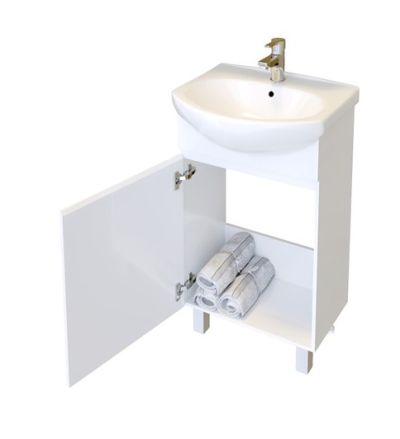 PVC Дентън Долен шкаф с умивалник 50см