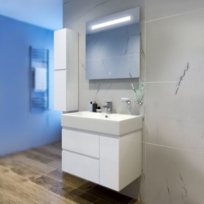 PVC Серенгети Огледало за баня с LED вградено осветление 70см