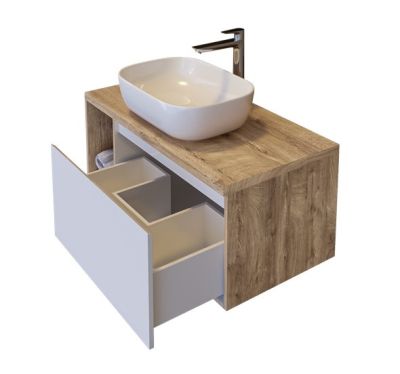 PVC Касаи долен шкаф за баня 90см