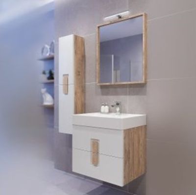 PVC Дърбан долен шкаф за баня 60см