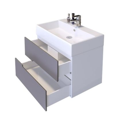 PVC Гала 2 долен шкаф за баня 70см