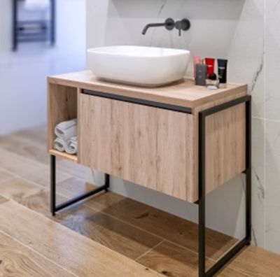 PVC Маями долен шкаф за баня 94см