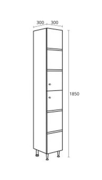 PVC Колона за баня Етна