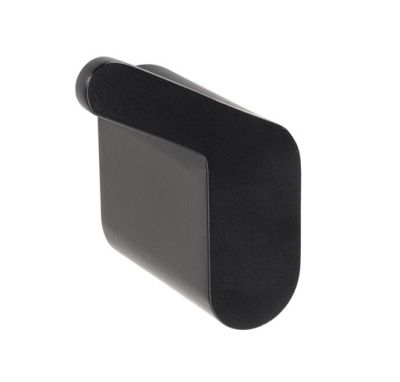 BEMETA ORGANIC BLACK Единична закачалка лява