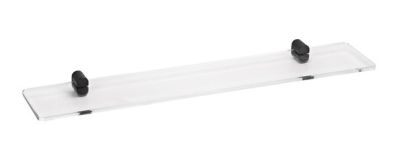 BEMETA ORGANIC BLACK Стъклена полица 60см