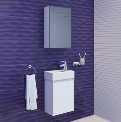 PVC Комплект шкафове за баня Лара 40см