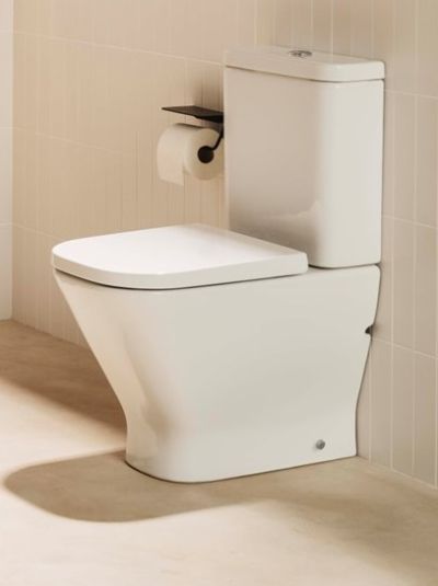 ROCA THE GAP SPECIFIC SQUARE Tоалетна чиния за моноблок двойно оттичане долепена