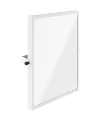 ACCESS Comfort Pro  Накланящо се огледало с предпазно стъкло и бяла рамка