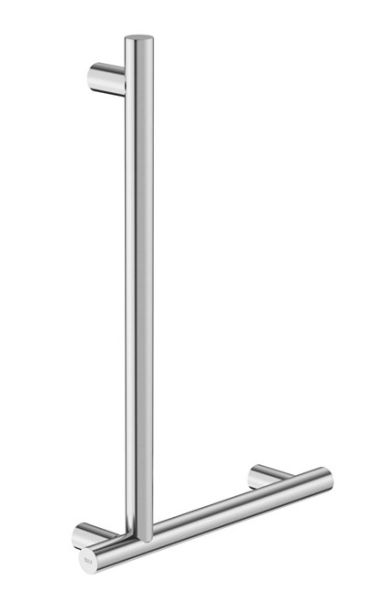 ACCESS Comfort DESIGN Ъглова лява дръжка за баня 90° Полиран Хром