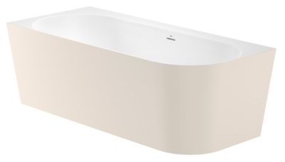 ROCA RAINA Ъглова вана от Stonex® лява 1800 x 800 Включва click-clack клапа и сифон БЕЖ