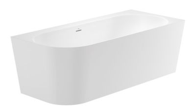 ROCA RAINA Ъглова вана от Stonex® дясна 1800 x 800 Включва click-clack клапа и сифон Бяла