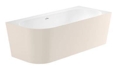 ROCA RAINA Ъглова вана от Stonex® дясна 1800 x 800 Включва click-clack клапа и сифон БЕЖ  