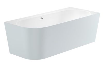 ROCA RAINA Ъглова вана от Stonex® дясна 1800 x 800 Включва click-clack клапа и сифон ПЕРЛА 