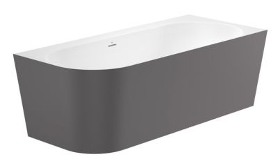 ROCA RAINA Ъглова вана от Stonex® дясна 1800 x 800 Включва click-clack клапа и сифон ОНИКС