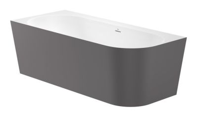 ROCA RAINA Ъглова вана от Stonex® лява 1700 x 750мм Включва click-clack клапа и сифон ОНИКС
