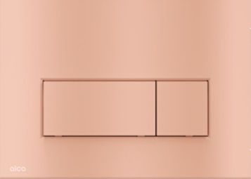 ALCA Бутон за вградено тоалетно казанче M57-GR-M RED GOLD-MAT
