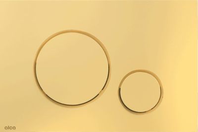 ALCA THIN Бутон за вградено тоалетно казанче M675 Gold 