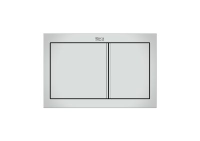 DUPLO S Бутон за вградено казанче PS1 Dual хром