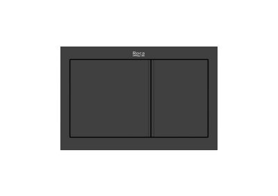 DUPLO S Бутон за вградено казанче PS1 Dual черен мат