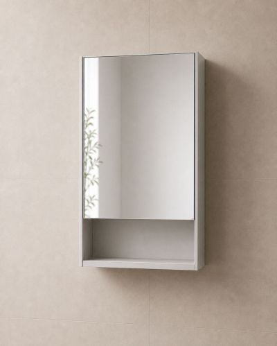 ALU Комплект горна и долна мебел за баня с умивалник 50 cm - Khaki
