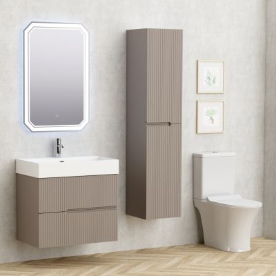 Eloria PVC колона за баня цвят кафяв