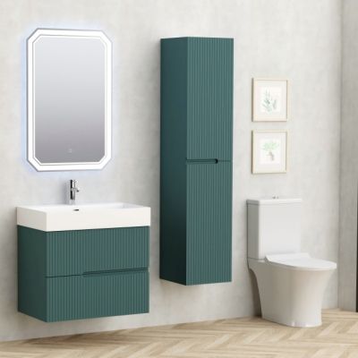 Eloria PVC колона за баня цвят тъмнозелен