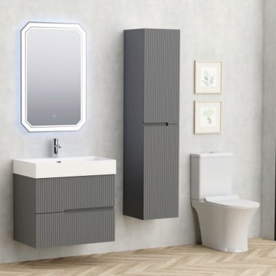 Eloria PVC колона за баня цвят сив