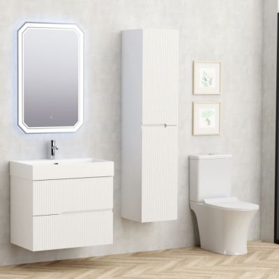 Eloria PVC колона за баня цвят бял мат