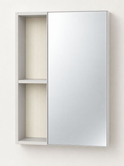 ALU Комплект горна и долна мебел за баня с умивалник 50 cm - Grey