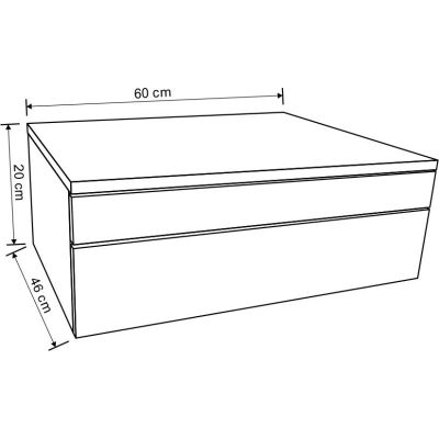 Мебели за баня ICP 6020-2