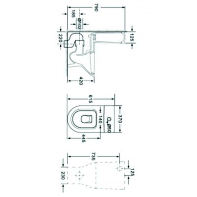 WC комплекти  » ICC 7937 GOLD