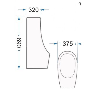 Писоар ICC 3732
