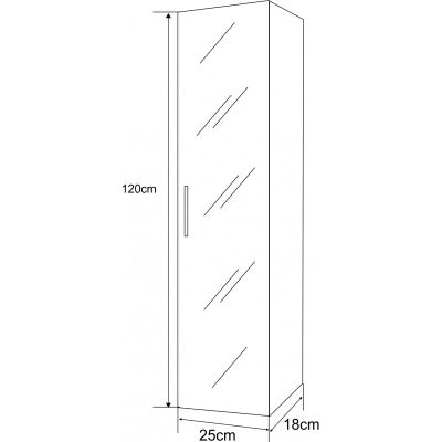 PVC Колона за баня: ICP 2549