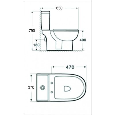Моноблок  ICC 8036GEB P PP / 6736