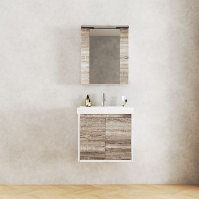 Мебели за баня PVC » ICP 6055 WOODEN