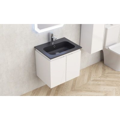 Мебели за баня PVC » PVC ШКАФ BG 6046W ЧЕРТИ+УМИВ.5955MB BASIN