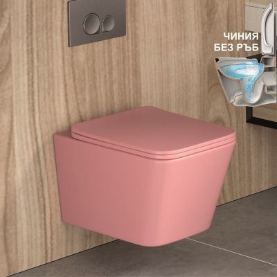 Конзолна тоалетна чиния ICC 5135PINK