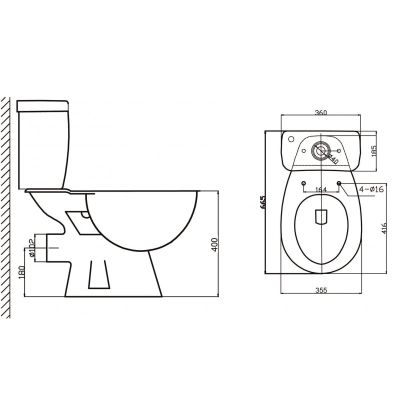 Моноблок  ICC 1072P RIMLESS