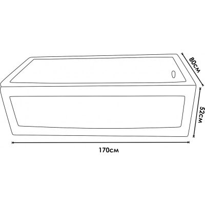 Вана "БЕНДИДА"  ICSH 1700NEW TUB