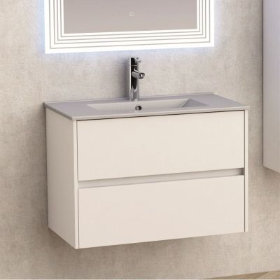 Мебели за баня » ICP 7955 + МИВКА ICC 8066G СИВ MAT