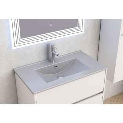 Мебели за баня » ICP 7955 + МИВКА ICC 8066G СИВ MAT