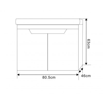 Мебели за баня PVC » ICP  8063+8066